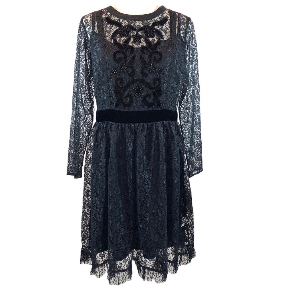 Nanette Lepore Black ‘Bold Statements’ Dress NWT 4